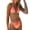 D103/Orange, variant on Womens Bikini Sets Threaded Lace Triangle Cup Backless Bikini Swimsuit Summer Beach Bathing Suit Beach Summer Outfits