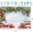 thumbnail image 3 of 7x5FT Christmas Background Photography Winter Christmas Photography Background Christmas Tree Snow Gift Decoration Background Banner For Holiday Party, 3 of 5