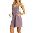 thumbnail image 4 of Cueply Rompers for Women Short Overalls Casual Summer Adjustable Strap Shorts Jumpsuit with Pockets, 4 of 7