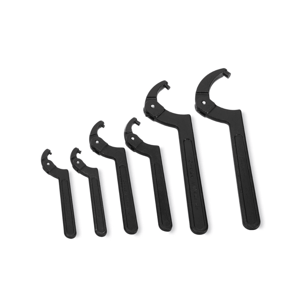 Williams WS-476 6-Piece Adjustable Pin Spanner Wrench Set