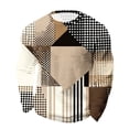 thumbnail image 3 of Gamivast Mens Sweatshirts Crewneck Tribal Print Pullover Sweater Graphic Sweatshirts Soft Breathable Casual Daily Vintage Streetwear Tops, 3 of 3