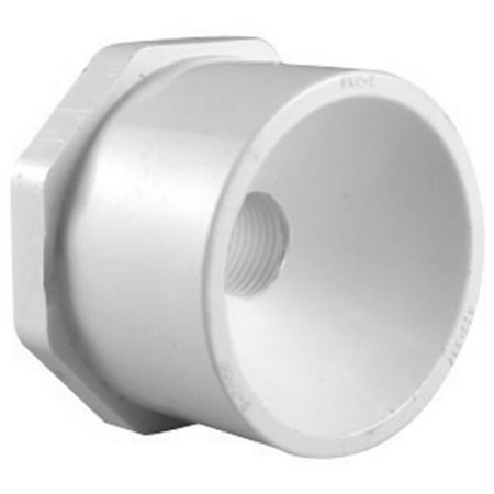 - Charlotte Pipe & Found PVC 02107 0800 Pvc Reducer Bushing White 1