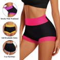 thumbnail image 2 of YDQ Cotton Boy Shorts Underwear for Women Boyshort High Waisted Boxer Briefs Panties Stretch 4 Pack, 2 of 7