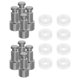 thumbnail image 2 of 8 juegos de válvulas de flotador para ollas a presión: válvula de liberación de vapor con junta selladora para cocinas eléctricas y domésticas (plateadas), 2 of 6