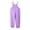 Purple, variant on Baggy Bib Overall for Girls Straight Leg Jumpsuit Wide Leg Suspender Pants Preppy Solid Pocket Dungarees Pants