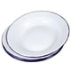 thumbnail image 2 of 4 platos esmaltados retro, plato de fruta esmaltado, plato para aperitivos, tazón de sopa poco profundo, bandeja para servir comida, plato para ensalada para el hogar y el restaurante., 2 of 7