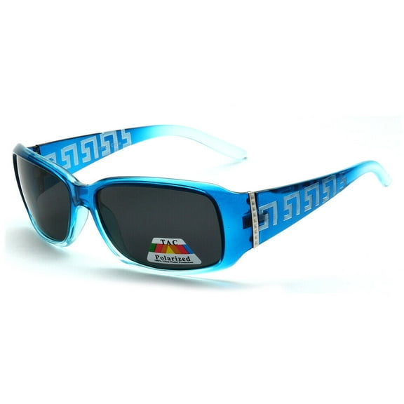 New Polarized Men Womens Shield Wrap Around Sunglasses Fashion Designer Shades