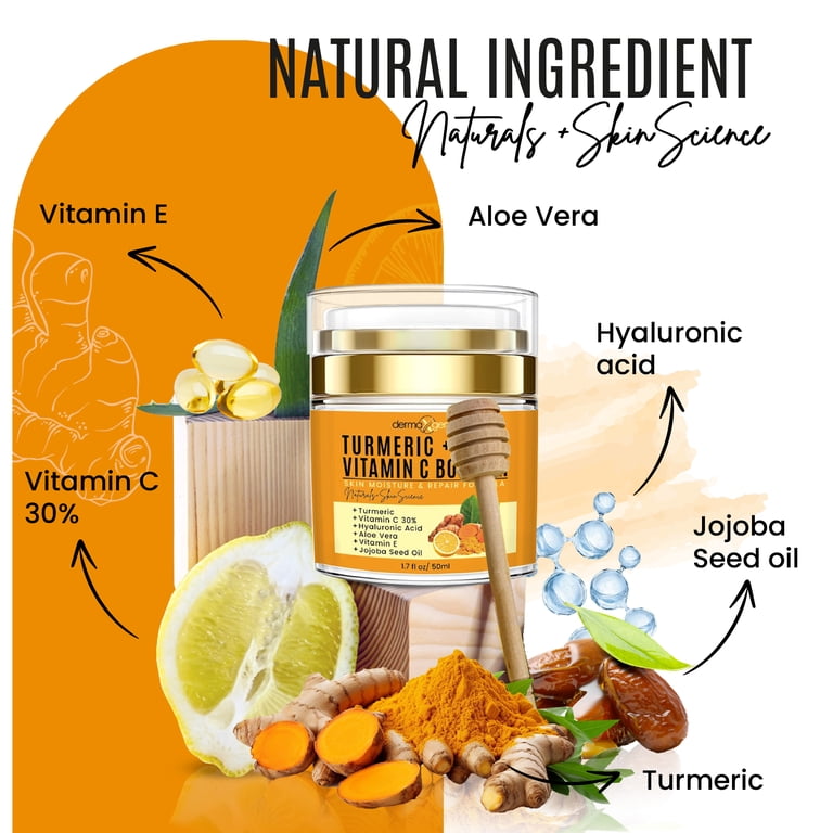 Dermaxgen Turmeric Vitamin C Booster Cream, Hydrating Face