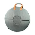 thumbnail image 2 of Bolsa de tambor de mano Estuche de tambor de mano,Accesorios,Doble hombro Absorción de impacto Estuche de instrumentos impermeable Cubierta de estuche gris, 2 of 10