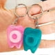 thumbnail image 2 of 8pcs 15m Waxed Dental Floss Picks Dental Care with Key Ring for Travel and outdoor Random Colors, 2 of 5