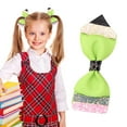 School Supplies Green Hair Barrettes For Women Pencil Girls Hair Ties school-supplies-green-hair-barrettes-for-women-pencil-girls-hair-ties