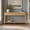 Natural, variant on Euroco 59" Wood Console Table with 3 Drawers, Farmhouse Entryway Table with Open Storage Shelf, Sofa Table Behind Couch for Living Room, Hallway,Foyer,Teal