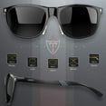thumbnail image 2 of ATTCL Male Retro Driving Polarized Sunglasses for Men Al-mg Metal Frame Ultra Light, 2 of 6