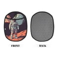 thumbnail image 2 of Naloa Astronaut With American Flag Silicone Pot Holders, Oven Mitts Heat Resistant Hot Pads, Non Slip Pot Holder for Kitchen Baking and Cooking 9.4 x 7.5 Inches, 2 of 7