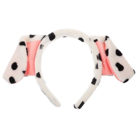 PAMINGONO Cartoon Dog Ears Headband Dalmatian Ears Hairhoop Christmas Cosplay Headdress Prop Costume Accessory