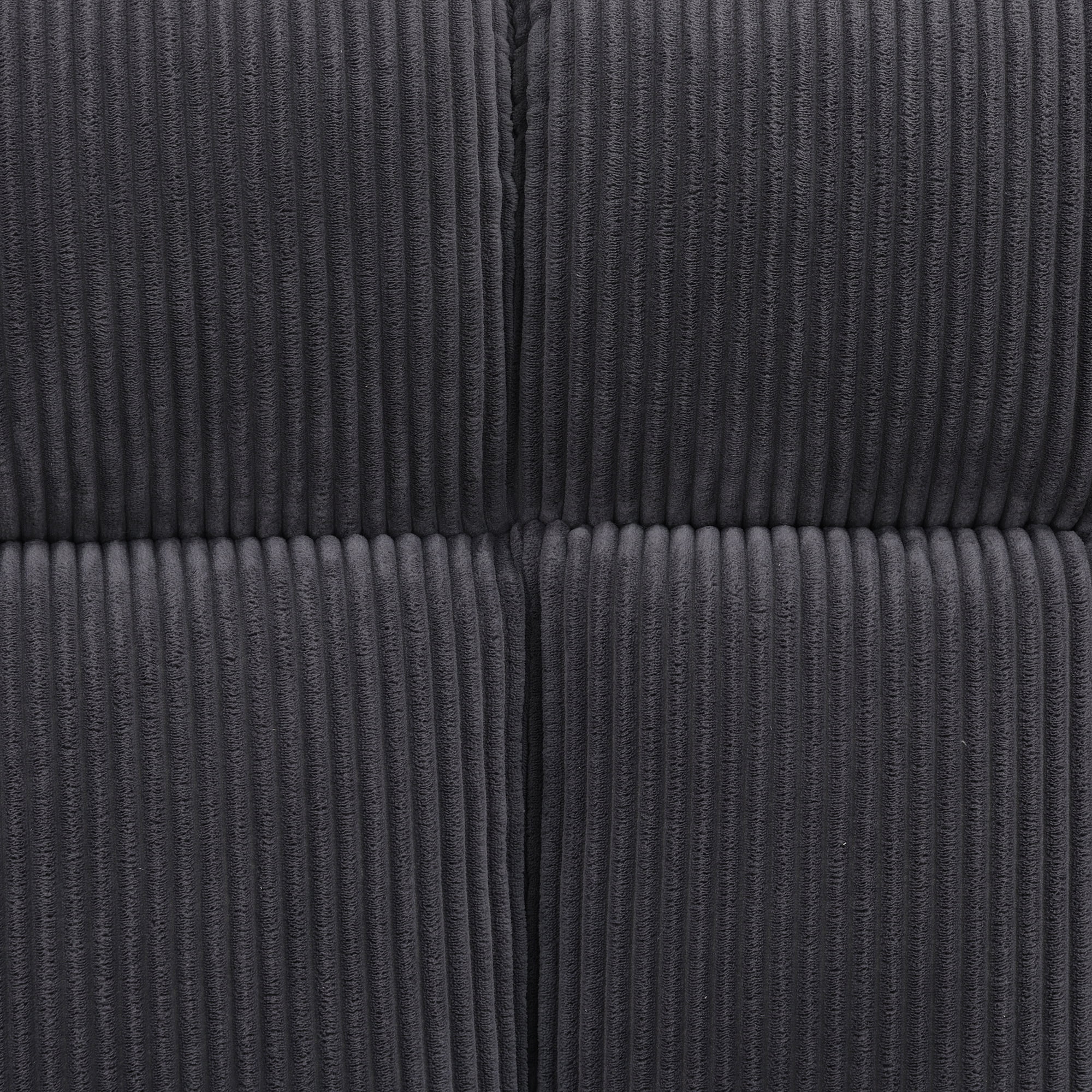 MAYEERTY Recliner Chair, Corduroy Fabric Reclining Chair with Adjustable Backrest for Living Room, Dark Gray