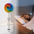 thumbnail image 4 of Battery Operated Analog Wall Clocks Non-Ticking Silent Modern Clock Decorative for Home,Office-Rainbowspiral With Smooth Curves And Colorful Background(14inch), 4 of 4