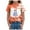 R283-Orange, variant on HCNTES Toddler Boy Girl Pumpkin Face Spooky Halloween T-Shirt Short Sleeve Kids Fun Tops(R284-Purple,11-12 Years)