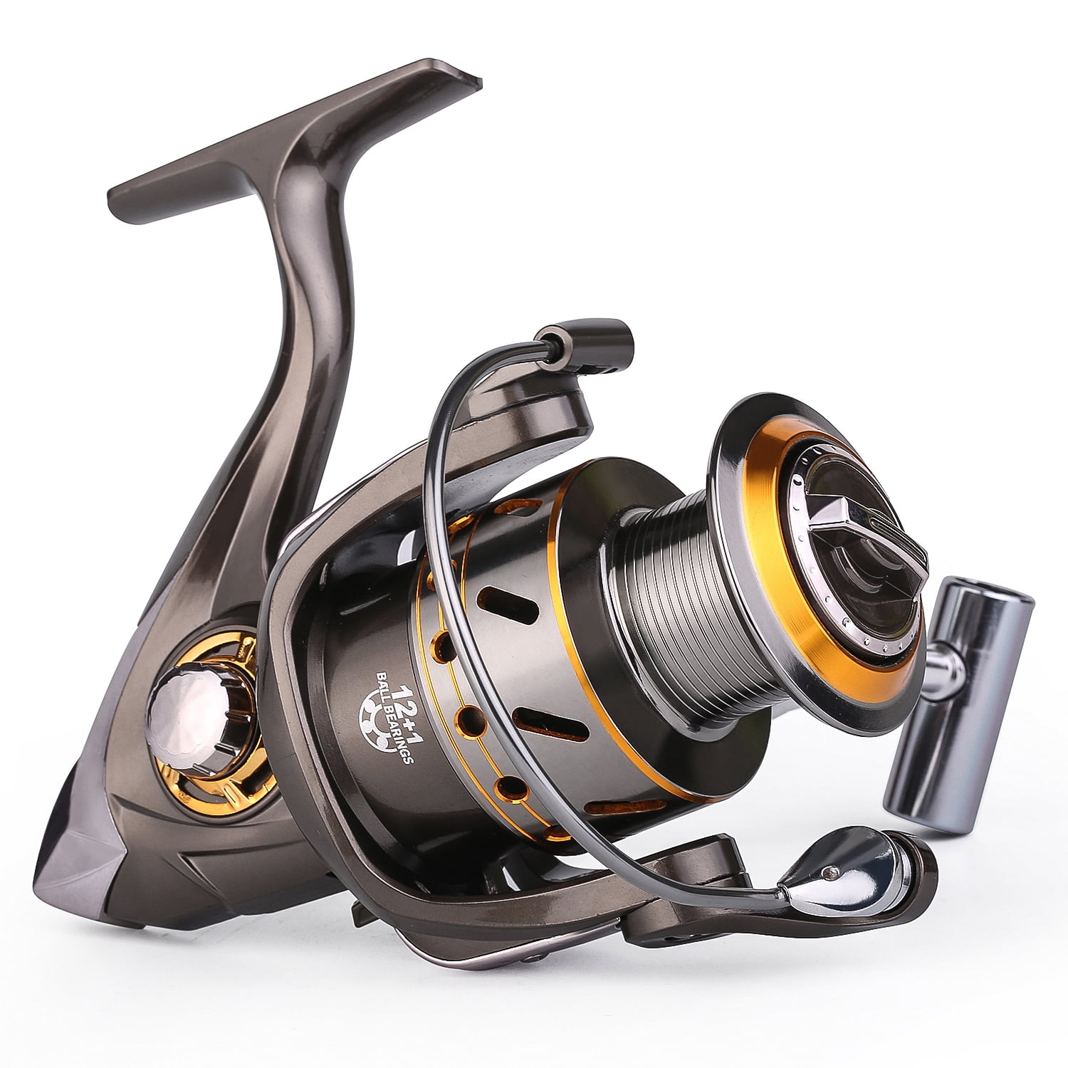Sougayilang 12+1BB Fishing Reel Ultralight Smooth Bass Spinning Reel