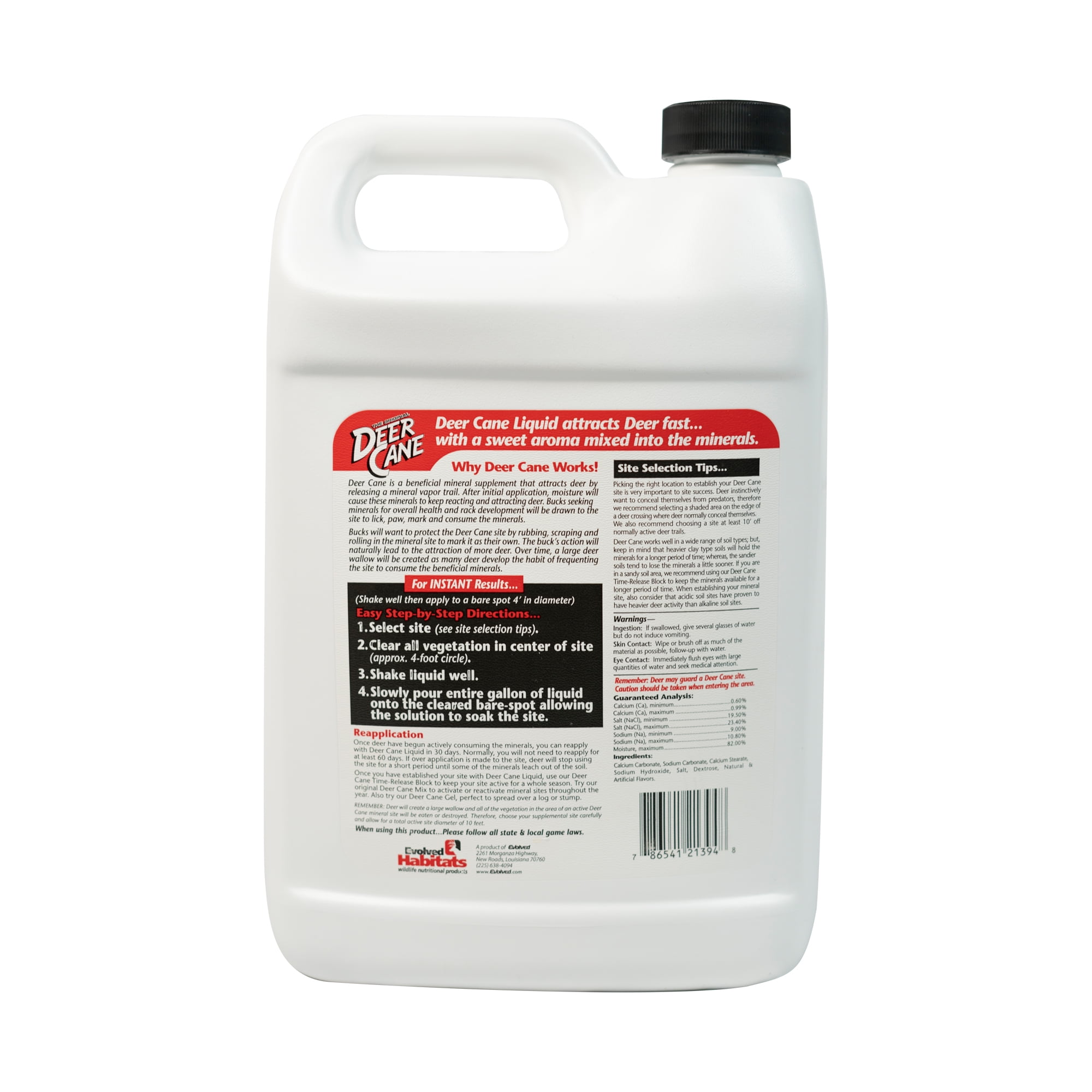 Evolved Habitats 1 gal. Deer Cane Liquid Deer Attractant