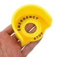 thumbnail image 4 of Shisuyan 2Pcs Emergency Stop Button Protective Cover Plastic Switch Safety Protector for Industrial Equipment Prevent Accidental Activation for Factory and Warehouse Use Yellow, 4 of 8