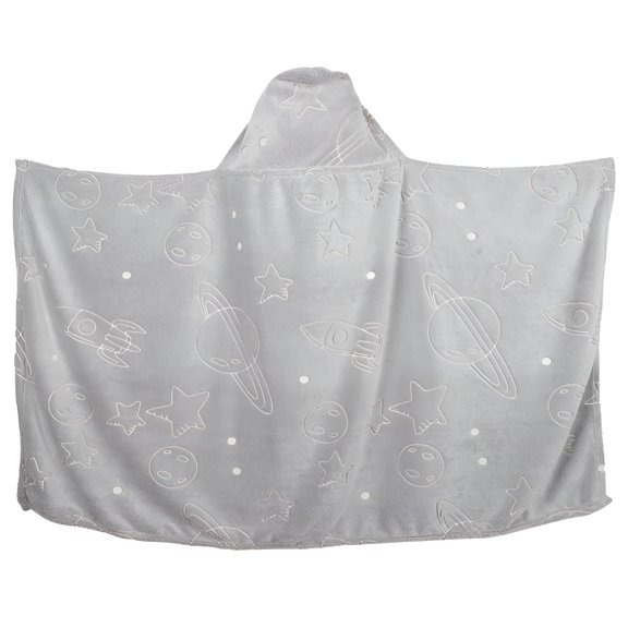 AUQ Soft Snuggle Blanket Hooded Blanket Luminous Cloak Kids Blanket,Flannel Fabric,Warm And Good-lookin Warmth Wrapped