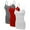 3Pk - Hth Charcoal, Red, White, variant on Essential Basic Women's Basic Casual Long Camisole Adjustable Strap Cami Layering Top Plus Size, 1xl, White