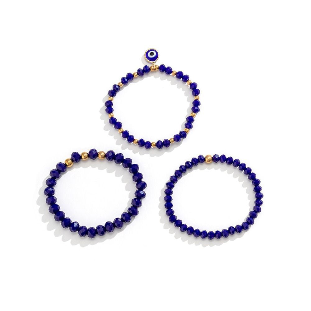 Blue Austrian 'Glow Bead' Bracelet – KerrieBerrie Beads & Jewellery