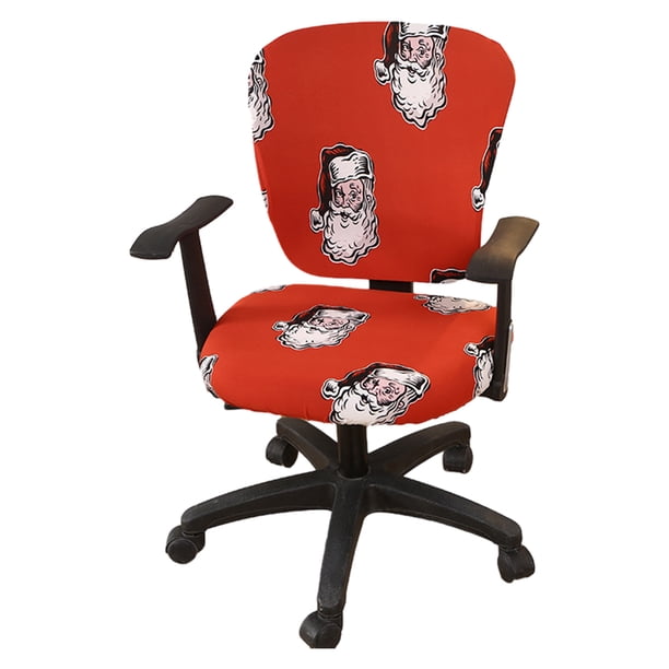 Funda para silla Billuyoard elástica suave y cómoda Decoración del hogar Papá Noel