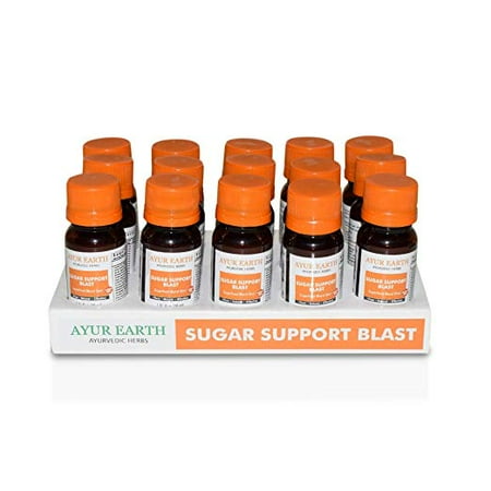 Circulation Blend - Blood Sugar Support Supplement Shot - AYUR EARTH - Natural Superfood Blend for Glucose Control, Improved Circulation, Resistance & Stabilizer - Total Blood Sugar Optimizer Supplements