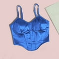 thumbnail image 2 of aidice Built in Bra Tanks for Women Sleeveless Satin Camisole Slim Cute Summer Fashion Homewear Bra Tanks, 2 of 3