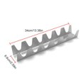 thumbnail image 3 of Yuarrent Estante para tacos en forma de V, accesorios de cocina de acero inoxidable, soporte para Pizza, estructura estable bien equilibrada para estantes Cocina y Comedor Yuarrent HA015145-00, 3 of 6