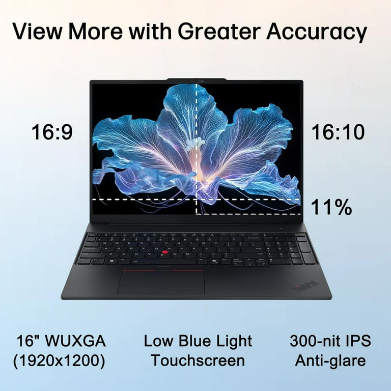 Lenovo ThinkPad E16 Gen 3 AI Business Laptop 16in Touchscreen FHD+