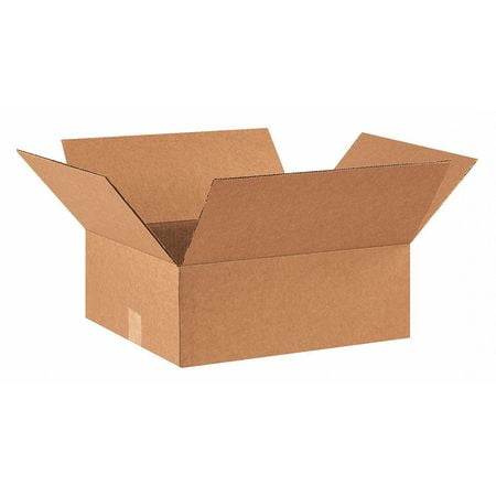 Photo 1 of PARTNERS BRAND 16146 Flat Corrugated Boxes,16x14x6,Kraft,PK25