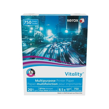 UPC: 0814653027976 | Xerox 8.5×11 Multipurpose Paper 20 lbs. 92 Brightness 3R20195