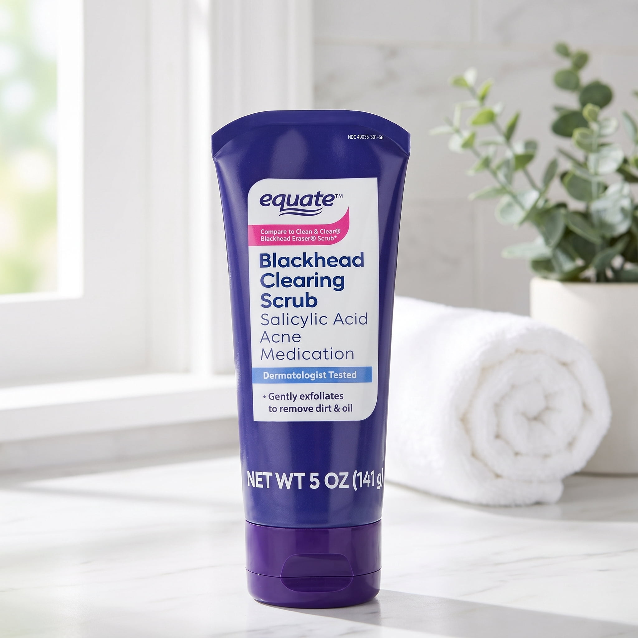 Equate Blackhead Clearing Scrub Salicylic Acid Acne Medication, 5 oz