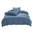 thumbnail image 2 of Christmas savings Light Blue Cotton 4-Piece Bedding Set: Soft, Washable, and Versatile for All Seasons Blue, 2 of 9
