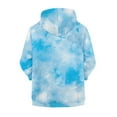 thumbnail image 6 of DISNIMO Tie-Dye Hoodie Kids Blue Hoodie Girls Hoodies Zip Up Boys Sweatshirt Hoodie Sweatshirt for Girls Full Zip Hoodie Jacket Kids Hoodie Jackets Coat Hoodie Kids 6-7 Clothes for Little Girls, 6 of 7