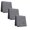 A+B+C, variant on OJSFQUFP 3 Sizes Microfiber Towels for Cars Microfiber Cleaning Cloth Gray Drying Towels Car Detailing for Wash Interior and Glass