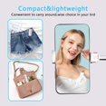 thumbnail image 4 of IBAOLE Selfie Stick Bluetooth, Lightweight Aluminum All in One Extendable Mini Selfie Sticks Compact Design for iPhone 12 11 11 Pro 11 Pro Max X XR XS MAX 8 7 6 Plus, Samsung S10 S9 S8 (Black) pink, 4 of 7
