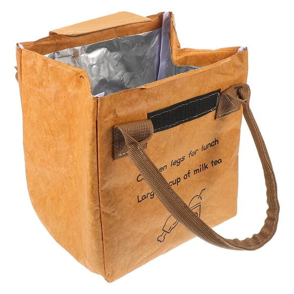 Huaqiet Outdoor Insulation Lunch Bag Reusable Lunch Box Bag Lunch Tote Bag for School Office