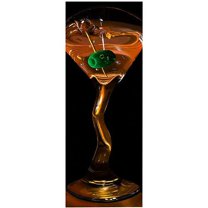 Trademark Art "Goldtini" Canvas Art by Roderick Stevens, 12x32