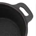 thumbnail image 2 of Dutch Oven Double Traditional Style Thickened Ergonomic Handle Insulation Cast Iron Cooking Pot with Lid Diameter 10CM, 2 of 4