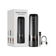 thumbnail image 1 of Portable USB Rechargeable Electric Grinder - 28g Capacity, Black | Multi-Functional for Pepper & Coffee Beans | Efficient Blades, Easy to Use, Durable Material | Compact Kitchen Tool for Home & Travel, 1 of 6