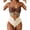 Brown Block, variant on Wrongduck Women's Ring Linked Monokini Swimsuit Sexy Cutout Bathing Suit with Adjustable Straps for Resort Beach and Pool