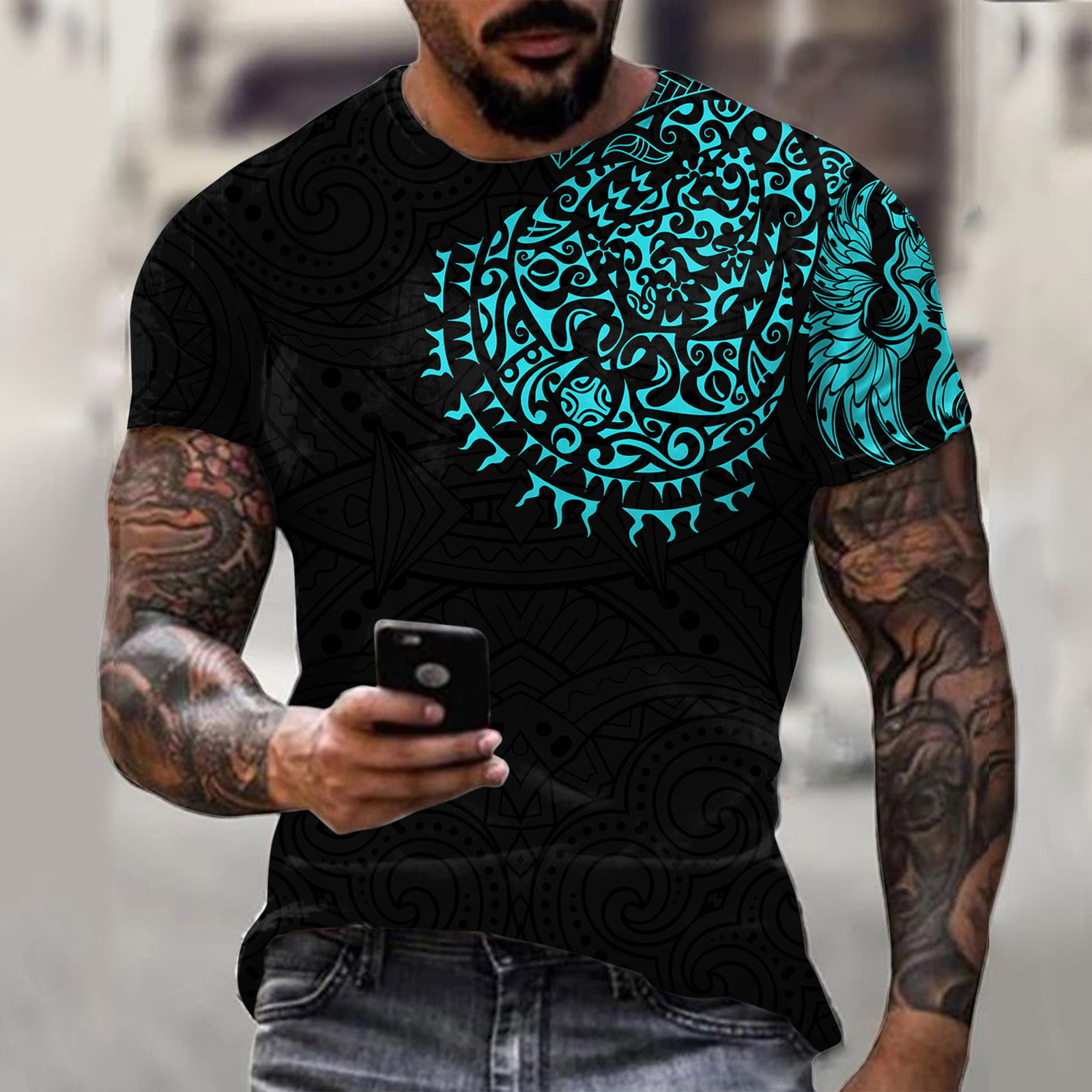 Sure Design T shirts and Clothing - MENS TWIN TIGERS TATTOO T-SHIRT IN  BLACK Description Super soft famous Thai Sak Yant Tattoo T-Shirts Made with  breathable and soft lightweight cotton material Machine