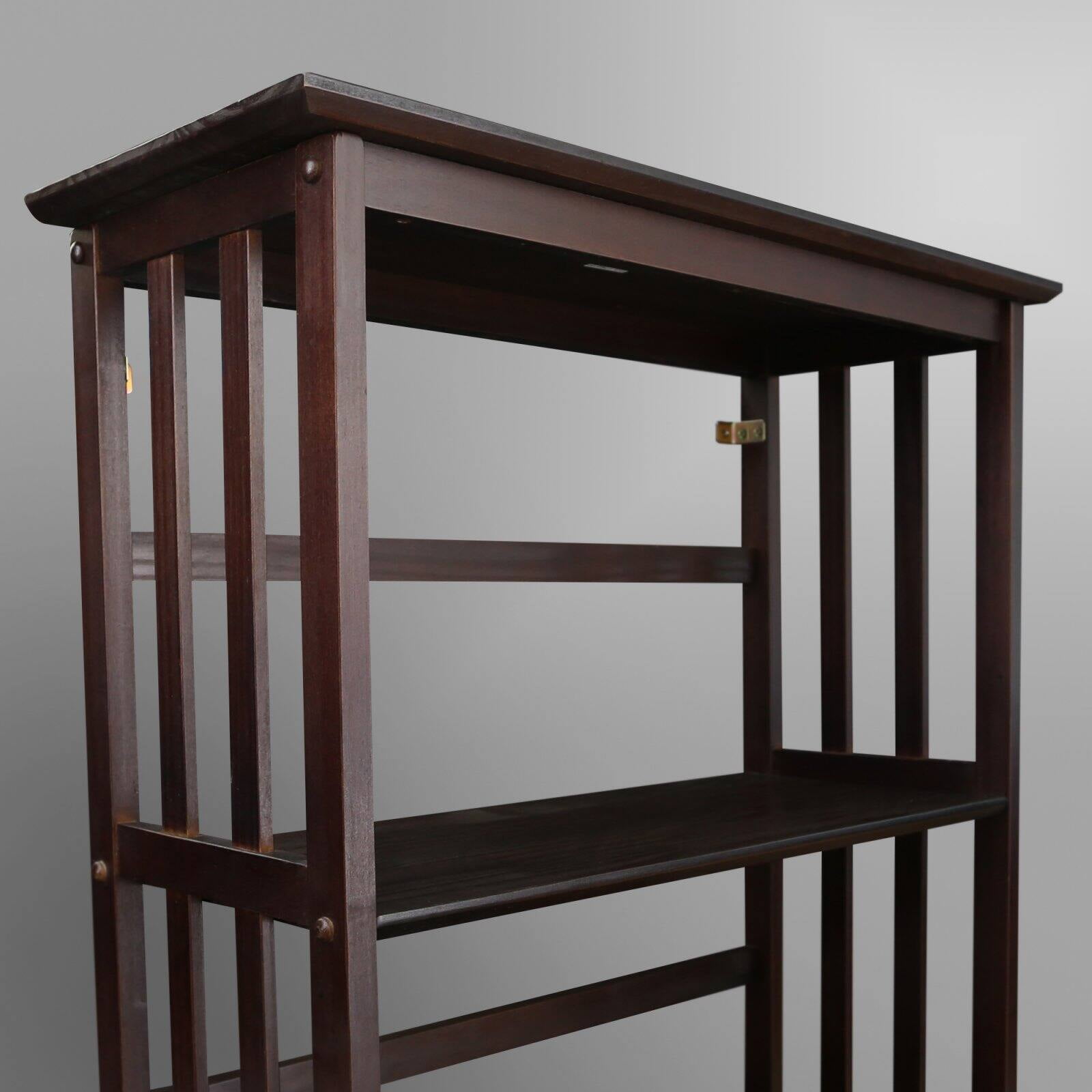 5 tier mission style cheap bookcase