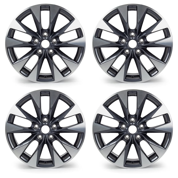 Set of 4 Replacement Alloy Wheel Rim for 2015-19 Nissan Sentra, 17X6.5 Inch
