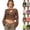 #01 Brown, variant on Womens Bohemian Crochet Tops Cropped Ripped Hollow Out Beach Cover Ups Long Sleeve Shrug Sweater Boho Loose Sexy Tops,S,Beige