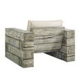 thumbnail image 3 of Ergode Manteo Rustic Coastal Outdoor Patio Sunbrella 3 Piece Set - Light Gray Beige, 3 of 4